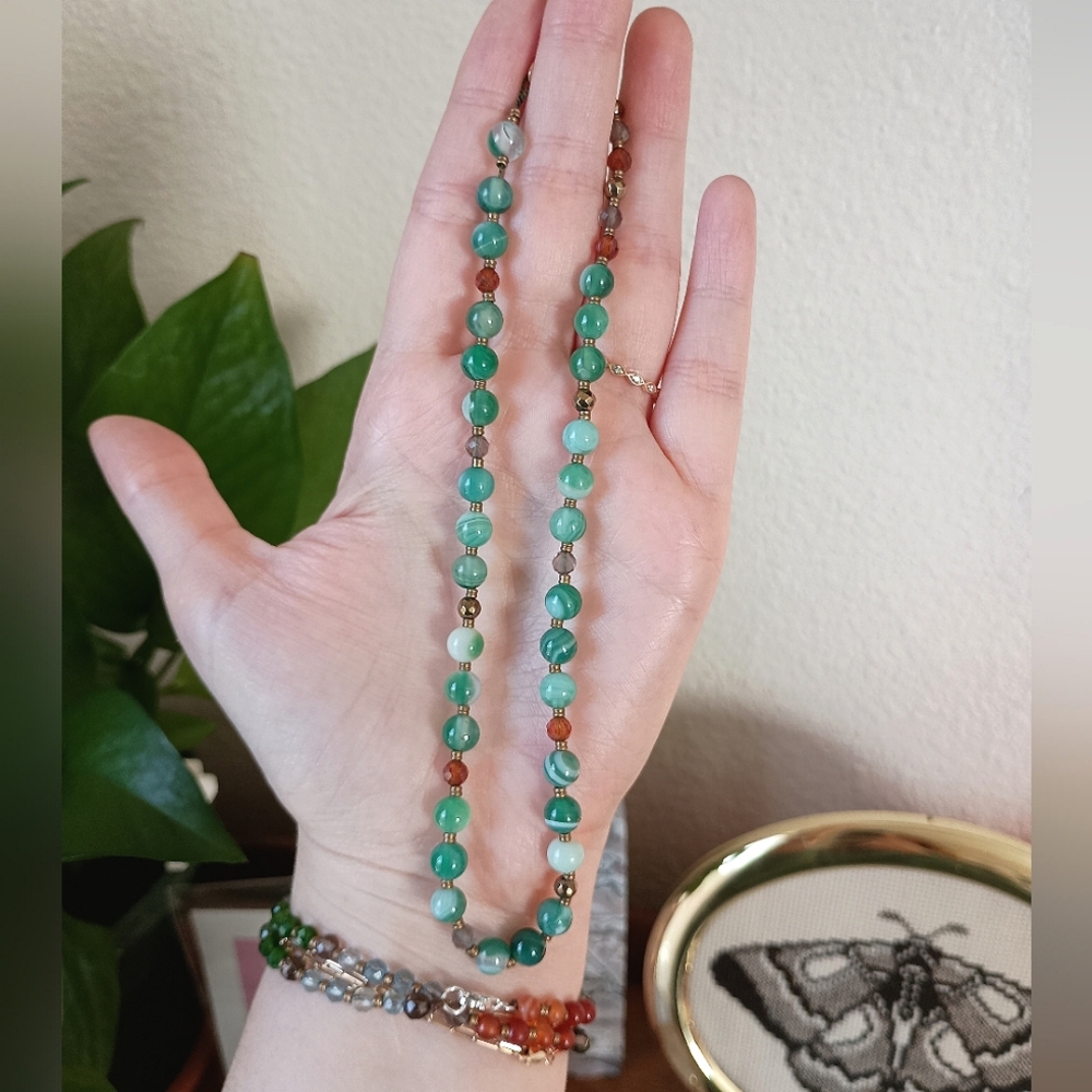 14k Gold Filled Gemstone Bracelet